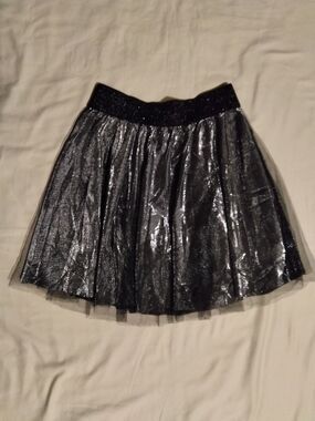 Sparkle Black Tulle Skirt - Women's Fashion